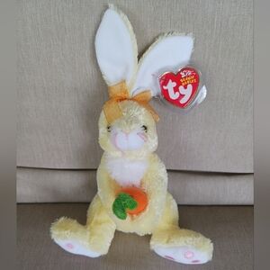 *6/$15 sale* Ty Beanie Baby Nibblies Bunny Beanbag Plush Soft Toy Beanie Babies